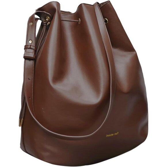 Large Vegan Leather Crossbody Hobo Bag for Women Work Travel Casual - Picture 1 of 7